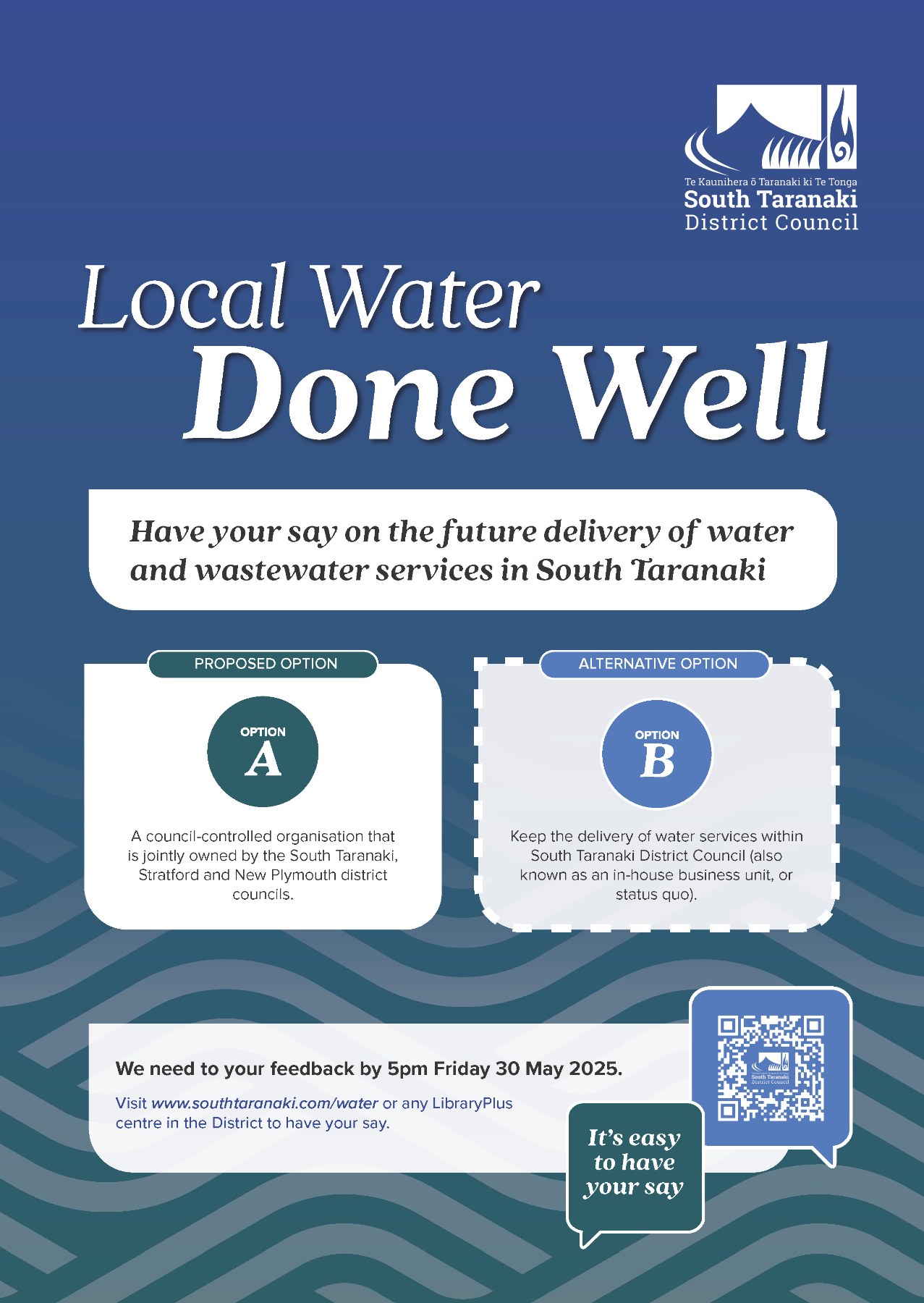 Local Water Done Well poster