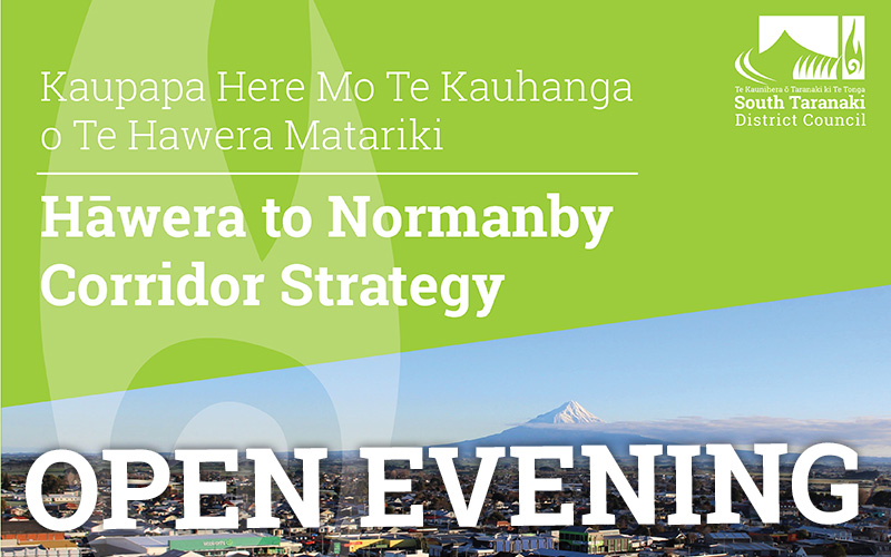 Hawera Library Hāwera to Normanby Corridor Strategy Open Evening - South Taranaki ...