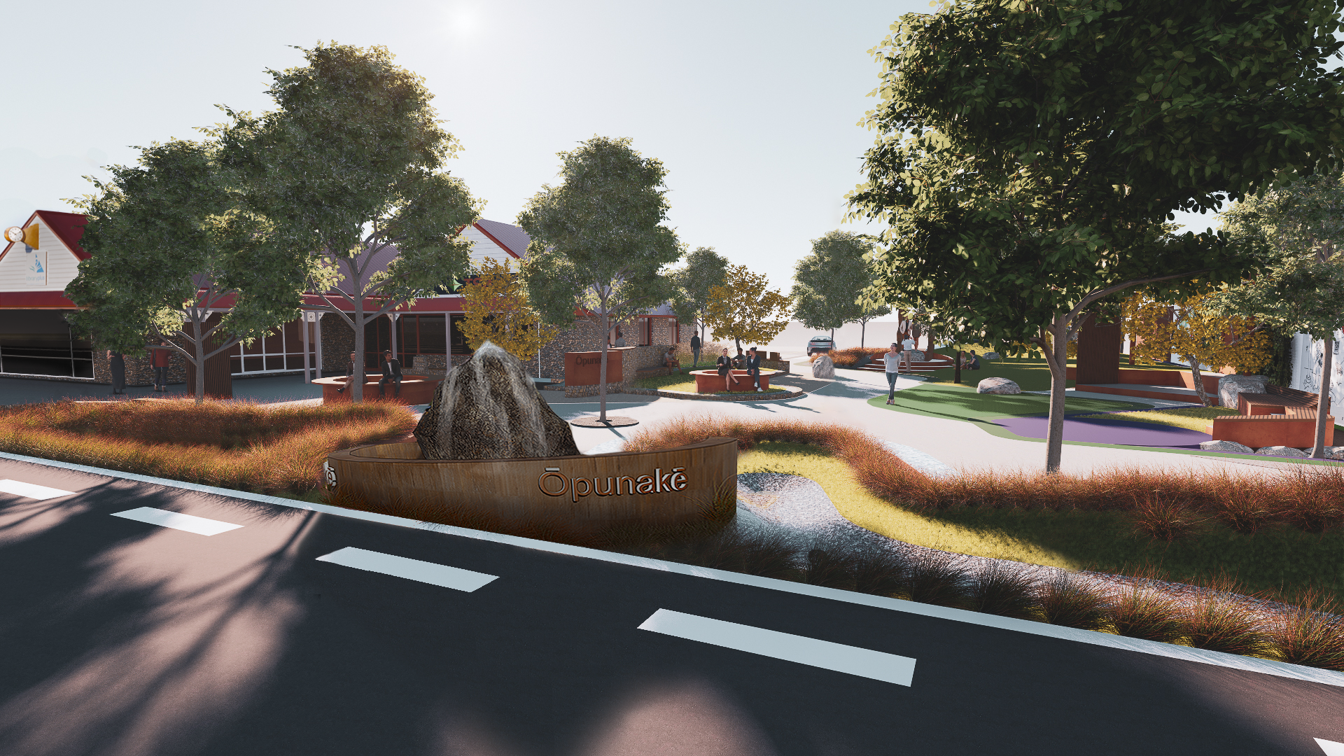 Image of Updated Green Space Concept. 