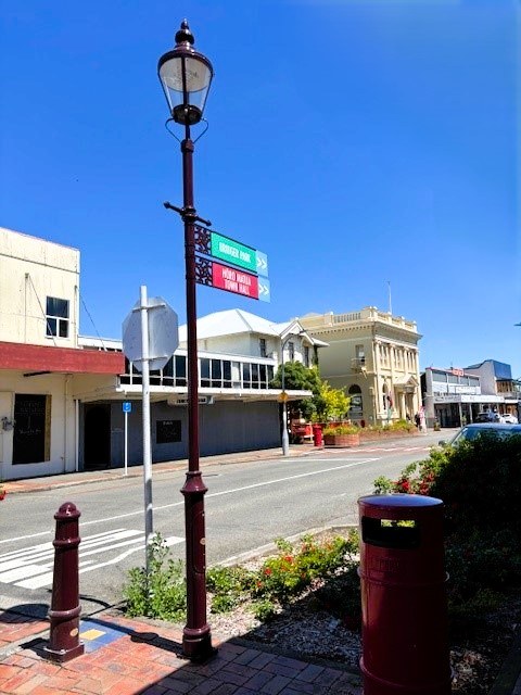 Photo of Eltham's new directional signage that’s both practical and stylish