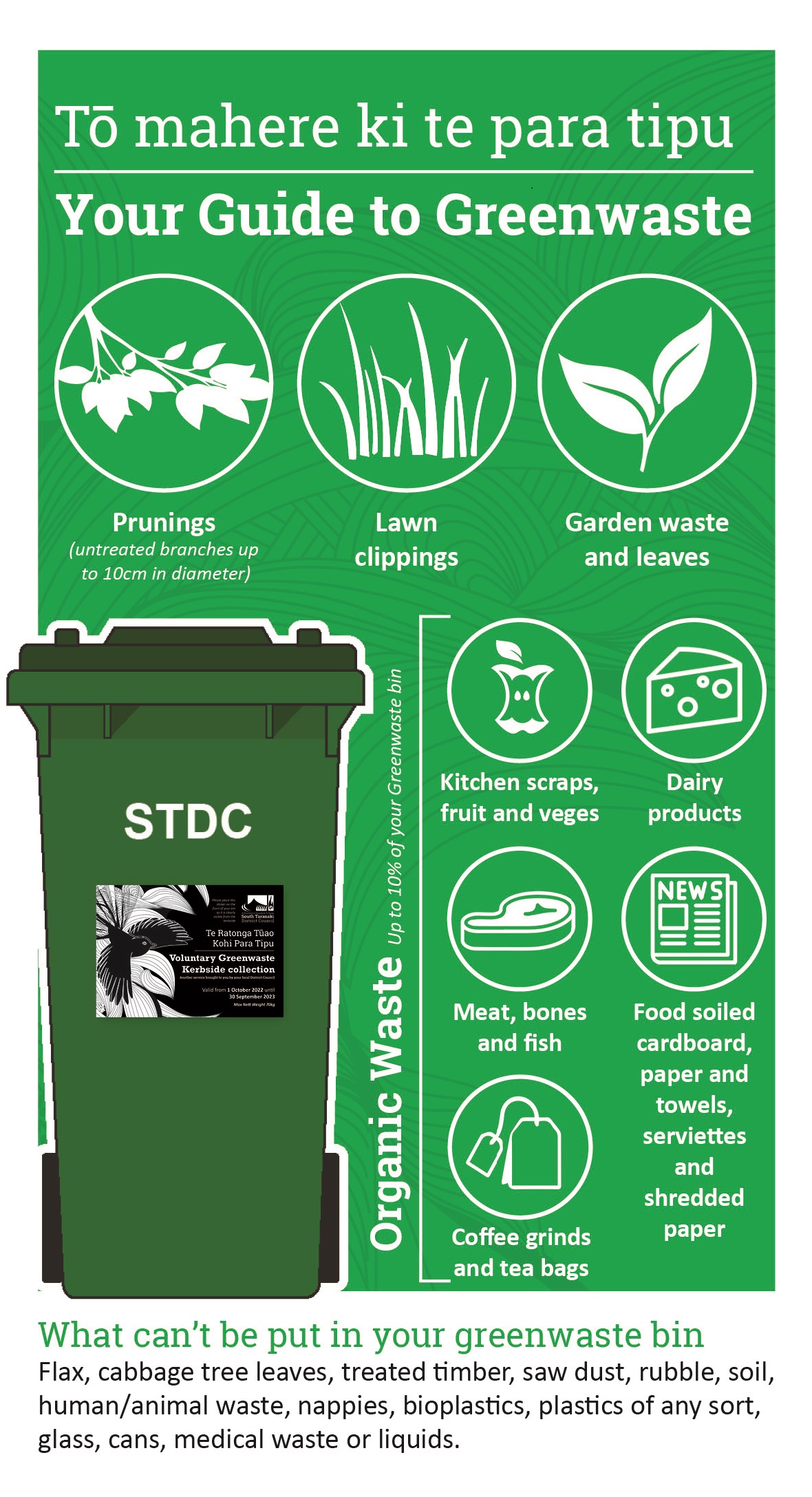 New Stickers for 2022/23 Green waste Kerbside Collection  