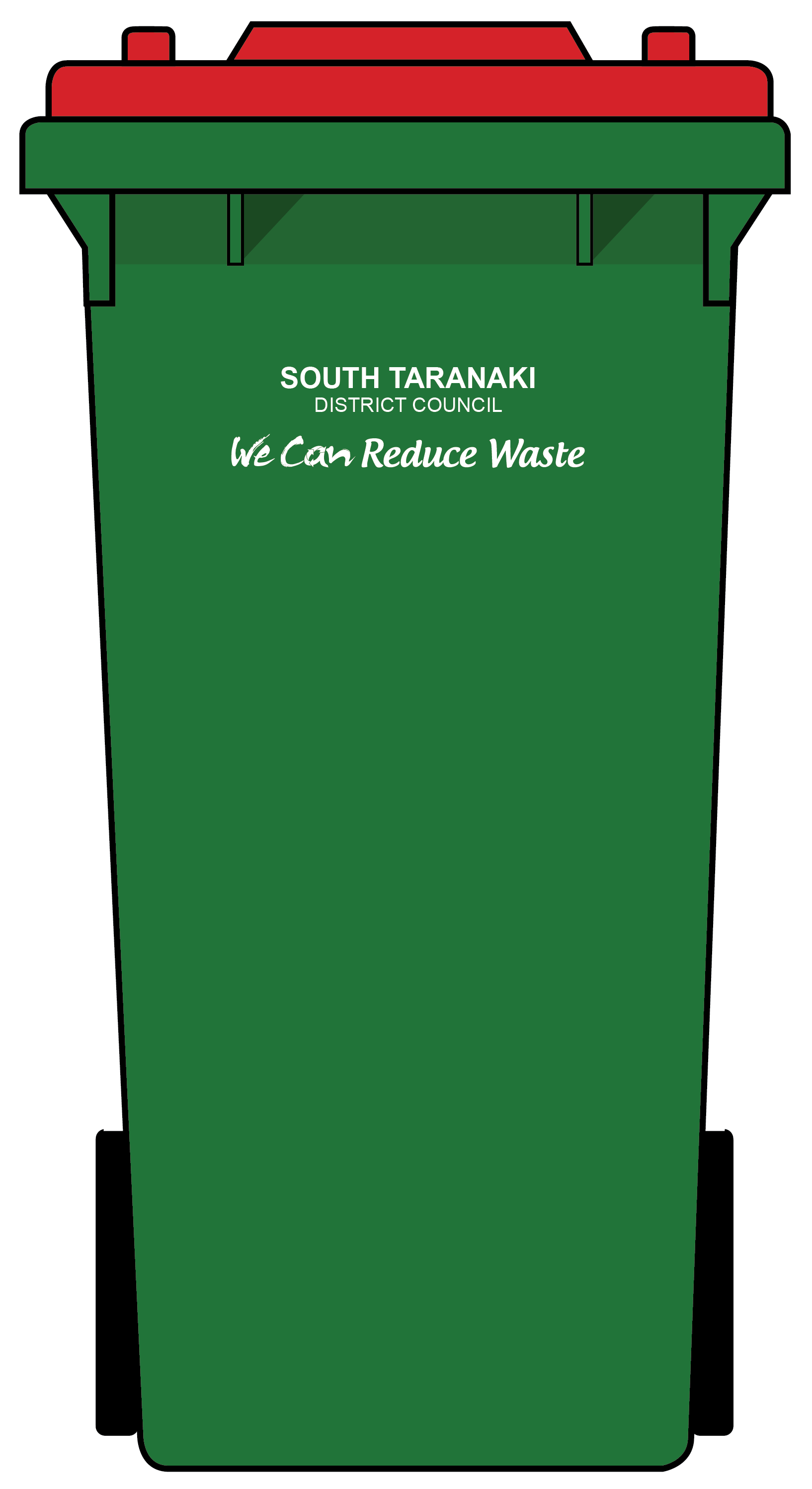 General Waste Wheelie Bin - South Taranaki District Council